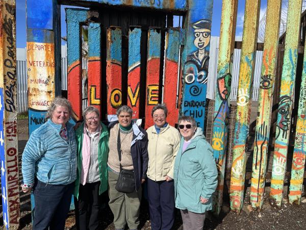 RSCJ at the US- Mexico border in San Diego